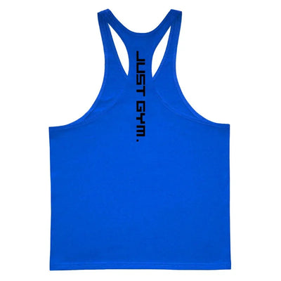 Gym Sports Mens Bodybuilding Muscle T-shirts Fashion Casual Cotton Breathable Striped Weightlifting Summer Basketball Tank Top