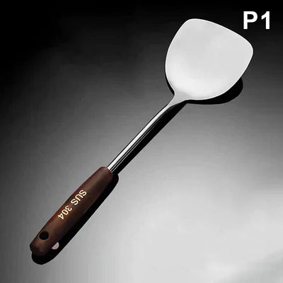 Kitchen Utensils Wok Spatula Iron And Ladle Tool Set Spatula For Stainless Steel Cooking Equpment Kitchen Accessor Essentials