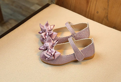 Kids Princess Footwear Girls Soft Bottom Leather Shoes Students Performance Footwear Non-slip  Breathable Children Dancing Shoes