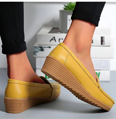 Fashion Genuine Leather Women Flats Tenis Shoes Woman Moccasins Women Shoe Footwear Women Shoes Retro Plus Size Female Footwear