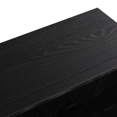 Embers Watch Winder 2 4 8 Watches Storage box Black Wood Grain Silent motor With backlight