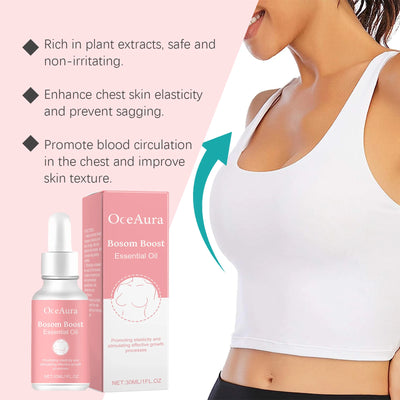 Breast Care Essential Oil Increase Breast Plump Prevent Sagging Tighten Lifting Firming Nourishing Massage Shape Sexy Body Care