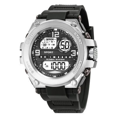 Men's Watch [2025 New Model] Ultra-Long Battery Life, Shockproof and Sweatproof, Led Large Dial |   Day of the Week + Alarm Clock + Stopwatch |   Youth Sports Electronic Watch