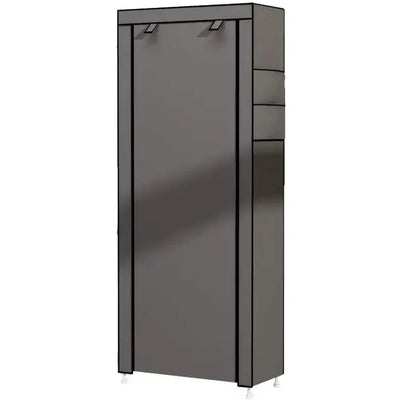 Fabric Cabinet Shelf, XL Shoe Rack Footwear 160x60x30 cm Footwear Shelf Metal Frame Stable Solid