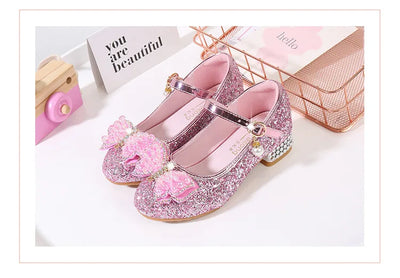 Kids Princess Shoes Children Girls Party Footwear Kids Dance Footwear Children Breathable Waterproof Dance Performance Shoes