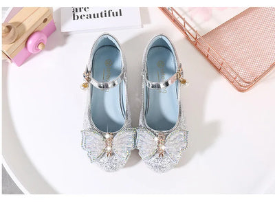 Kids Princess Shoes Children Girls Party Footwear Kids Dance Footwear Children Breathable Waterproof Dance Performance Shoes