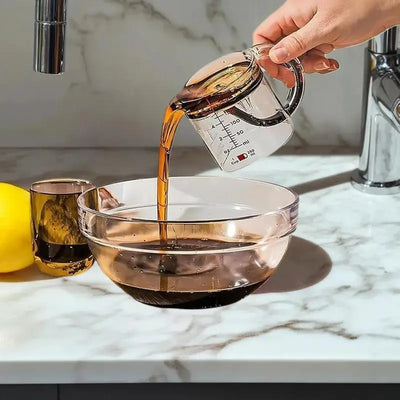 Kitchen Essential Adjustable Measuring Cup with Unique Scraper Base; Perfect for Every Cooking Need