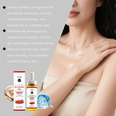 Bearberry Essential Oil Firming Moisturizing Skin Reduce Dryness Enhance Elasticity Brighten Dullness Skin Strengthen Body Oil