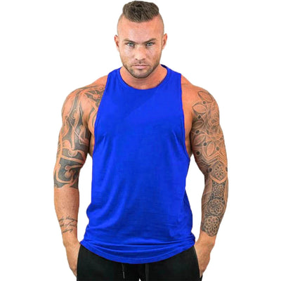 Gym Clothes for Men Undershirt Sleeveless Sweatshirt Clothing Stringer Brand Fitness Shirt Workout Vest Sportswear Top Singlets