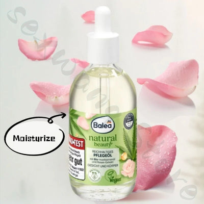 Balea Rose Essential Oil Moisturizes Facial and Improves Dryness and Soothes Sensitive Redness Skin Refreshing Not Grey