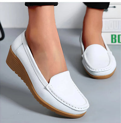 Fashion Genuine Leather Women Flats Tenis Shoes Woman Moccasins Women Shoe Footwear Women Shoes Retro Plus Size Female Footwear