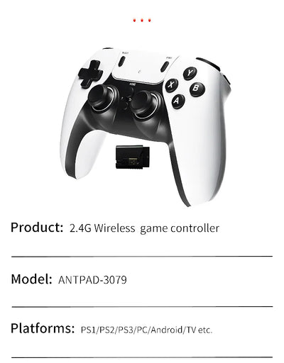 Wireless Gaming Controller For PS1 PS2 PS3 PC Android TV Game Controller Video Game Handheld Game Console Entertainment Gamepad