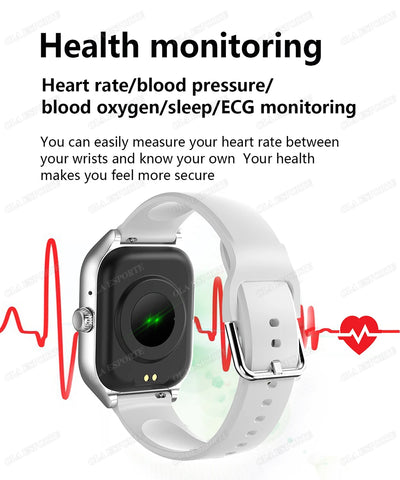 Smart Watch For Android IOS Watches 1.83inch HD Display Bluetooth Call Message Alert Music Sports Mode Smartwatch Men Women Gift