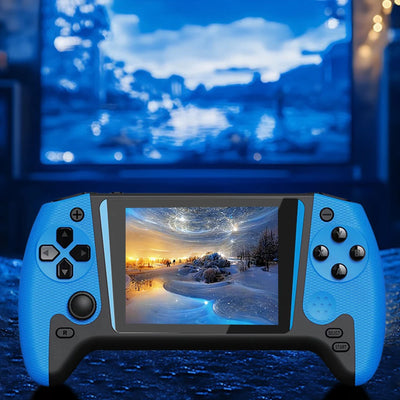 Gaming Console 3.5inch LCD Screen Built-in 500 Games Nostalgic Game Console TV Connect 1200mAh for Kids Adults for Single Player
