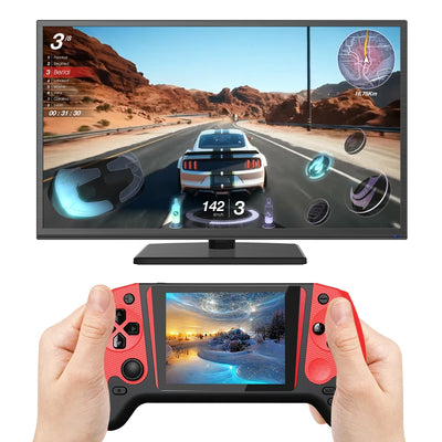 Gaming Console 3.5inch LCD Screen Built-in 500 Games Nostalgic Game Console TV Connect 1200mAh for Kids Adults for Single Player