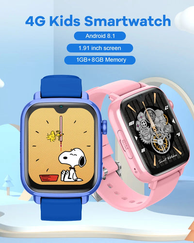 4G Smart Watch Kids Video Call SOS Camera Monitor GPS WIFI Tracker Location Phone Watch APP Download Child Smartwatch.