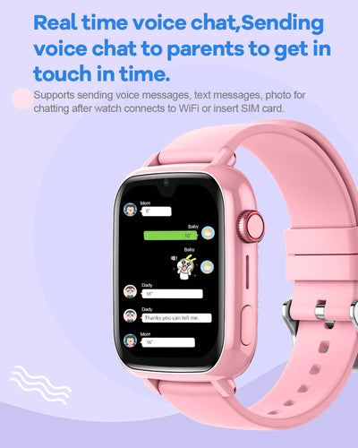 4G Smart Watch Kids Video Call SOS Camera Monitor GPS WIFI Tracker Location Phone Watch APP Download Child Smartwatch.