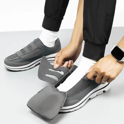 Wide Toe Sneakers For Fat Foot Diabetic Shoes For Elderly Hallux Valgus Bunion Orthopedics Swollen Feet Thumb Eversion Footwear
