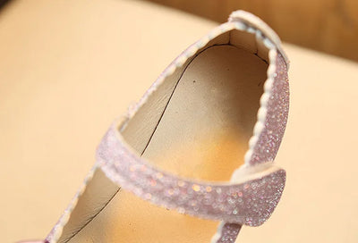 Kids Princess Footwear Girls Soft Bottom Leather Shoes Students Performance Footwear Non-slip  Breathable Children Dancing Shoes