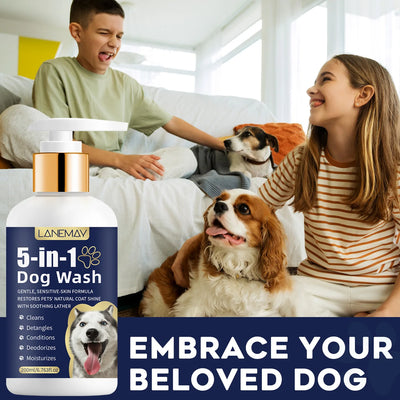 Pet skin and hair shampoo, care for skin health. Pet shampoo, cat and dog shampoo, pet cleaning, cat and dog odor removal 200ml