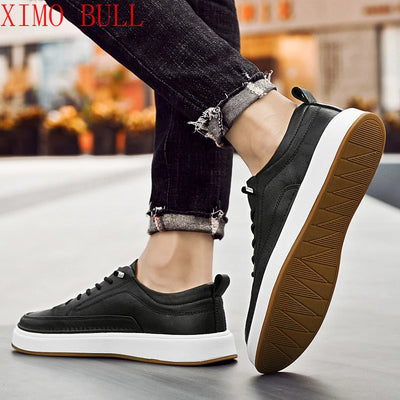 Brand Men's Genuine Leather Shoes, Comfortable Soft-soled Insoles, Men's Casual Oxford Shoes, Outdoor Sports Shoes