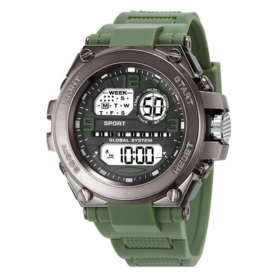 Men's Watch [2025 New Model] Ultra-Long Battery Life, Shockproof and Sweatproof, Led Large Dial |   Day of the Week + Alarm Clock + Stopwatch |   Youth Sports Electronic Watch