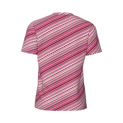Gym T Shirt For Mens Retro Dots And Stripes T Shirts Fashion Blue Line Design Summer Tees O Neck Basic Graphic Clothes Plus Size