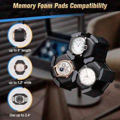 Watch Winders Box for Automatic Watches Box 6 watches Rotate Stand
