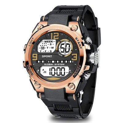 Men's Watch [2025 New Model] Ultra-Long Battery Life, Shockproof and Sweatproof, Led Large Dial |   Day of the Week + Alarm Clock + Stopwatch |   Youth Sports Electronic Watch