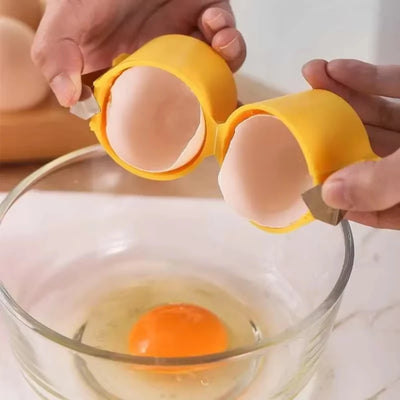 Egg Cracker Tool Kitchen Essentials Creative Egg Shell Opener Egg Shell Separator Not Dirty Hands