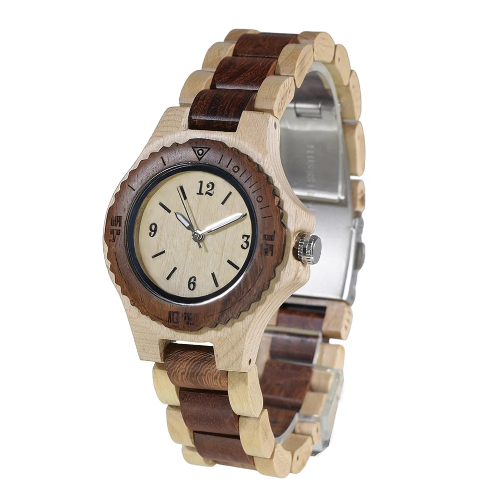 Wooden Watches  Natural Handmade Wood Watch with Gift For Women