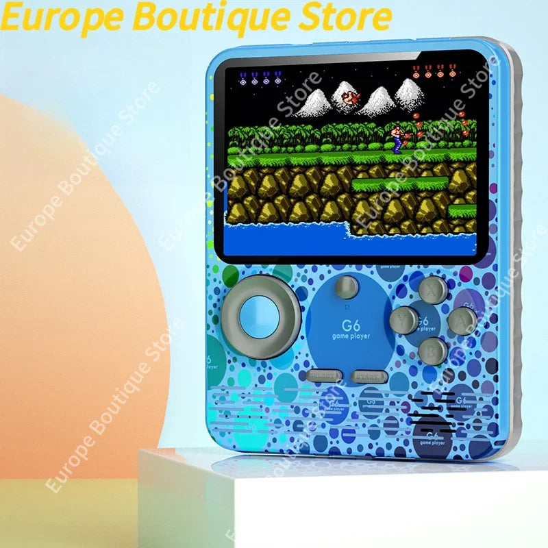 G6 Game Console 3 5 Inch Screen Handheld Game Device Portable Games Support 2 Players Video Gaming Machine for Kids