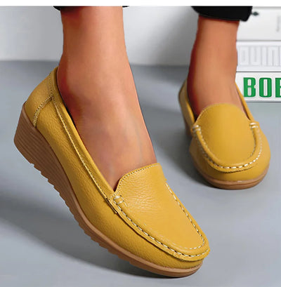 Fashion Genuine Leather Women Flats Tenis Shoes Woman Moccasins Women Shoe Footwear Women Shoes Retro Plus Size Female Footwear