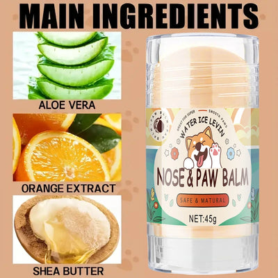 45g Pet Paw Care Cream, Rich in Natural Plant Ingredients Such as Shea Butter and Coconut Oil, Gently Moisturizes and Quickly Relieves Dry Paws, and Cares for the Health of Pet Paws