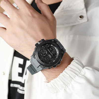 Men's Watch [2025 New Model] Ultra-Long Battery Life, Shockproof and Sweatproof, Led Large Dial |   Day of the Week + Alarm Clock + Stopwatch |   Youth Sports Electronic Watch