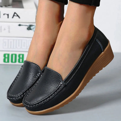 Fashion Genuine Leather Women Flats Tenis Shoes Woman Moccasins Women Shoe Footwear Women Shoes Retro Plus Size Female Footwear