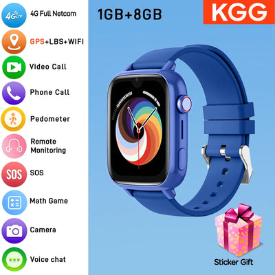4G Smart Watch Kids Video Call SOS Camera Monitor GPS WIFI Tracker Location Phone Watch APP Download Child Smartwatch.