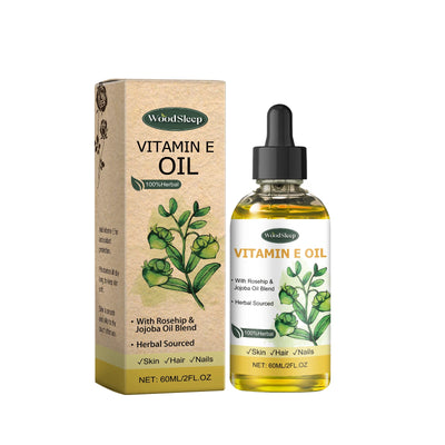 60ml Natural Vitamin E Essential Oil For Massage Skin Care Scraping Shower Face Body Nail Hair Eyelash Care Universal Daily Care