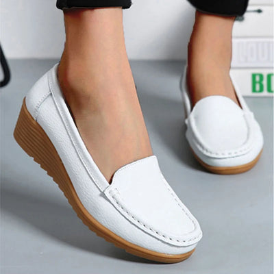 Fashion Genuine Leather Women Flats Tenis Shoes Woman Moccasins Women Shoe Footwear Women Shoes Retro Plus Size Female Footwear