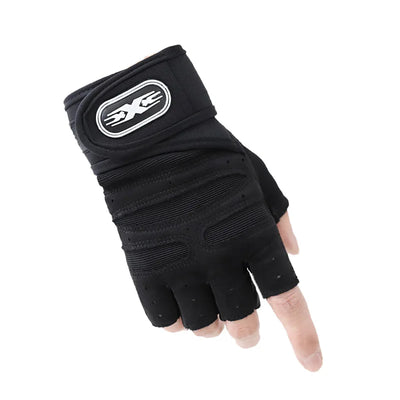 Gym Gloves for Men Women Fitness Weight Lifting Wristband Gloves Body Building Training Sports Exercise Cycling Glove Shockproof