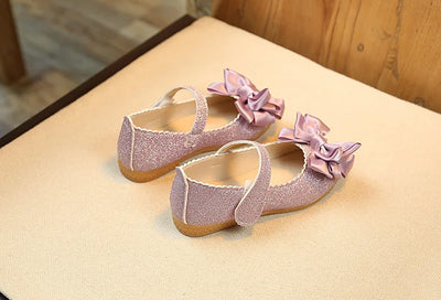 Kids Princess Footwear Girls Soft Bottom Leather Shoes Students Performance Footwear Non-slip  Breathable Children Dancing Shoes