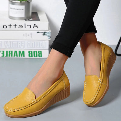 Fashion Genuine Leather Women Flats Tenis Shoes Woman Moccasins Women Shoe Footwear Women Shoes Retro Plus Size Female Footwear