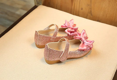 Kids Princess Footwear Girls Soft Bottom Leather Shoes Students Performance Footwear Non-slip  Breathable Children Dancing Shoes