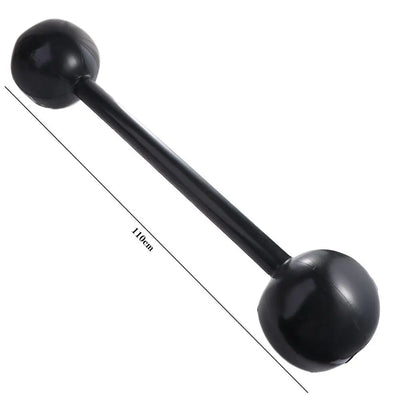 Gym Game Props Interaction Toys Inflatable Barbell Toys Thickened Sports  Inflatable Balloon Fitness Dumbbell Toys