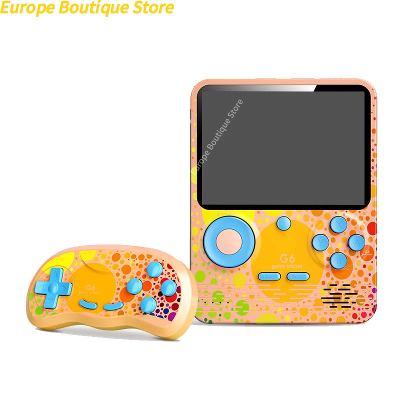 G6 Game Console 3 5 Inch Screen Handheld Game Device Portable Games Support 2 Players Video Gaming Machine for Kids