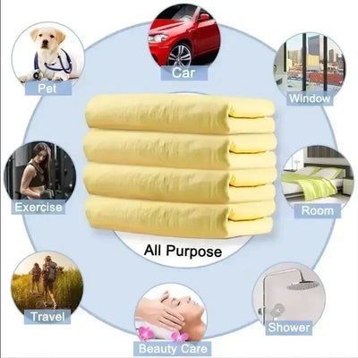 Pet Dog Bath Towel Super Absorbent PVA Washable Towels for Small Medium Large Cats Dog Cleaning Tool Car care Home Cleaning