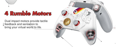 Gaming Gamepad For Xbox One Series X/S Pc With 6-Axis Gyro Sensor Dual Vibration Hall Effect Wireless Game Controller