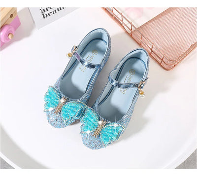 Kids Princess Shoes Children Girls Party Footwear Kids Dance Footwear Children Breathable Waterproof Dance Performance Shoes