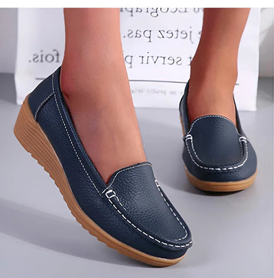 Fashion Genuine Leather Women Flats Tenis Shoes Woman Moccasins Women Shoe Footwear Women Shoes Retro Plus Size Female Footwear