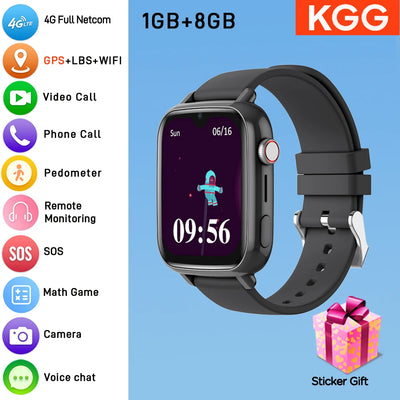 4G Smart Watch Kids Video Call SOS Camera Monitor GPS WIFI Tracker Location Phone Watch APP Download Child Smartwatch.